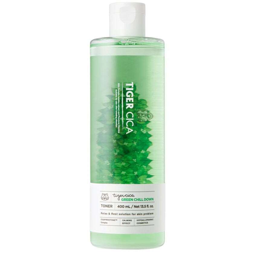 Tiger Cica Green Chill Down Toner, 400 ml Ansiktstonere