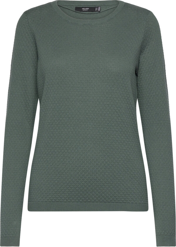 Vmmcare Structure Ls O-Neck Blou Noos - Green - XL