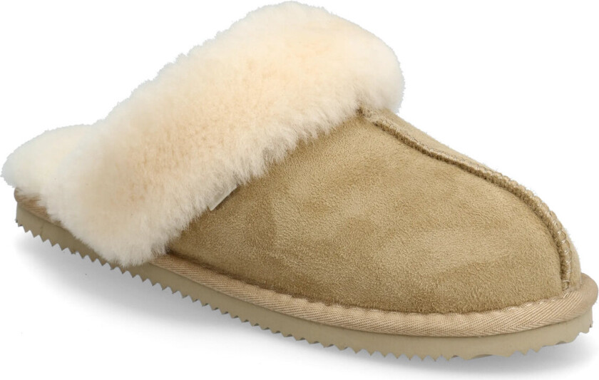 Rhbrisbane Shearling Reversed Slipp - Beige - 39
