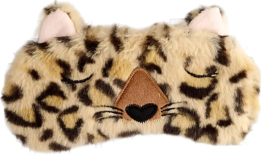 Bilde av Plush Adoramals Leopard Eye Mask - Multi/patterned - ONE SIZE