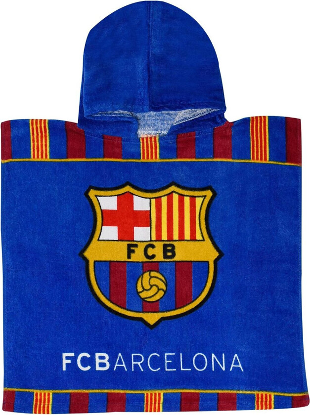 Poncho Barcelona 50X100Cm, 100% Cotton - Blue - 50X100CM