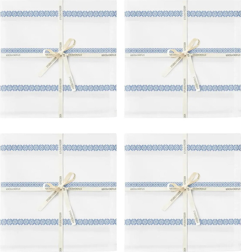Livia Napkin - White - 40X40CM