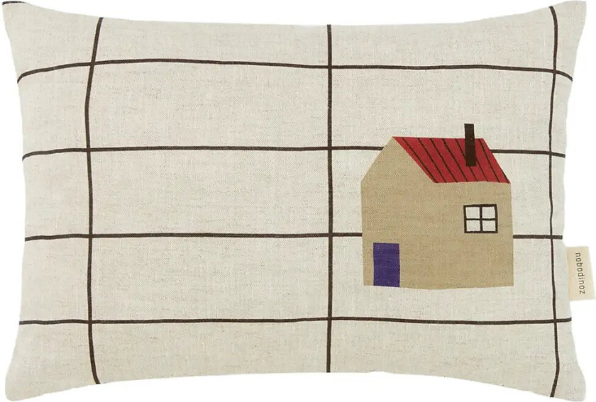 Vibes Rect. Cushion Linen 33X22 S - Multi/patterned - ONE SIZE