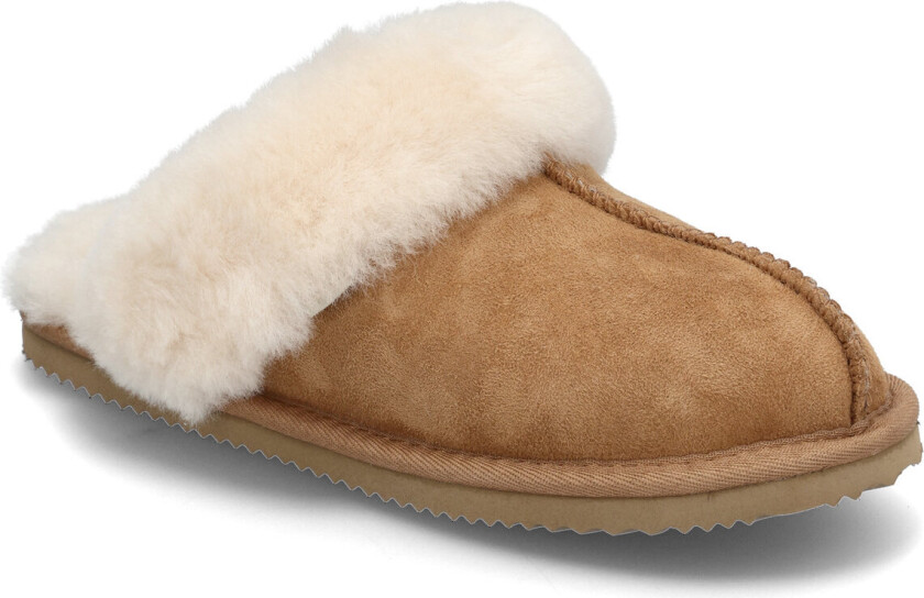 Rhbrisbane Shearling Reversed Slipp - Brown - 38