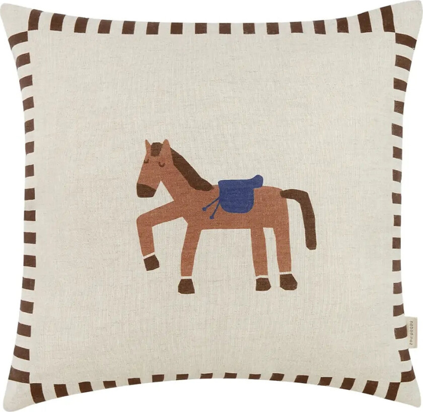 Vibes Square Cushion Linen 40X40 - Cream - ONE SIZE