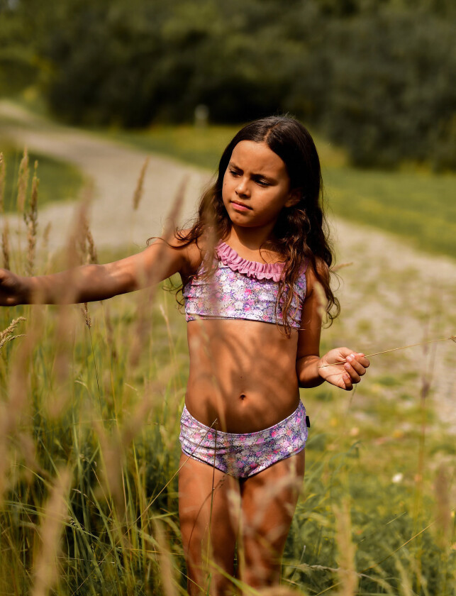 Swim Bikini Uv Aop - Purple - 74/80CM