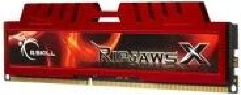 G.Skill Ripjaws-X - DDR3 - modul - 8 GB - DIMM 240-pin - 1600 MHz / PC3-12800 - CL10 - 1.5 V - ikke-bufret - ikke-ECC