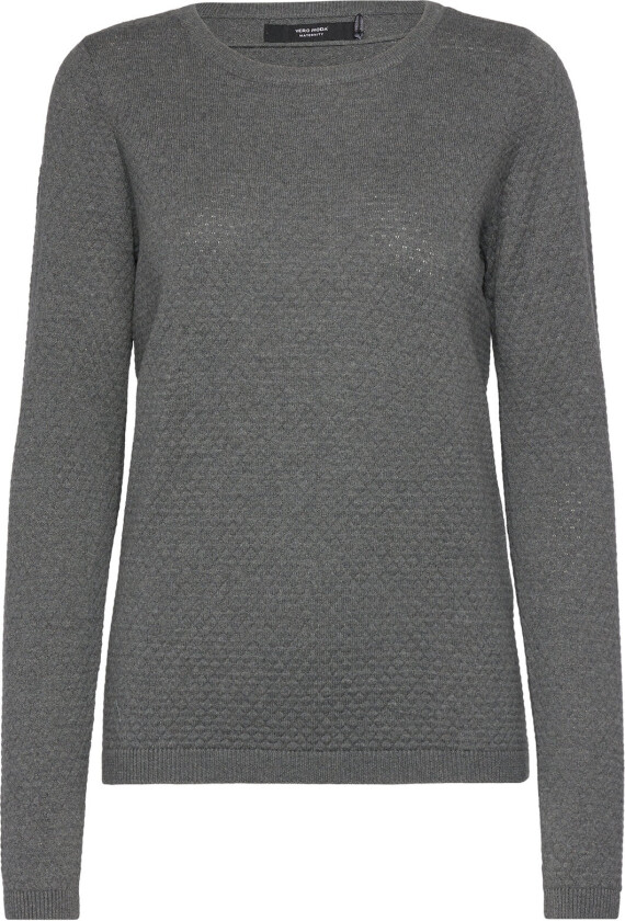 Vmmcare Structure Ls O-Neck Blou Noos - Grey - XXL