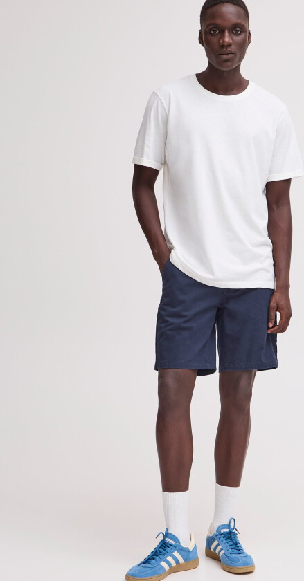 Bhednan Twill Shorts - Navy - M