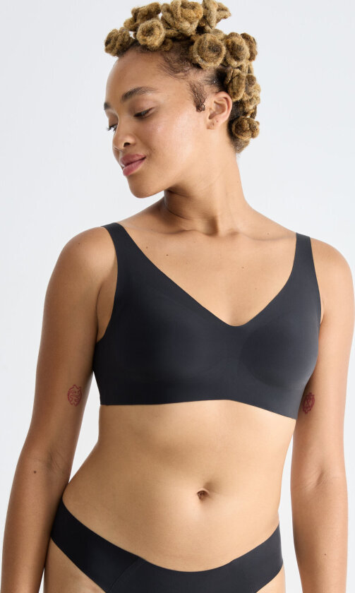 Sloggi Zero Feel 2.0 Soft Bra - Black - L PLUS