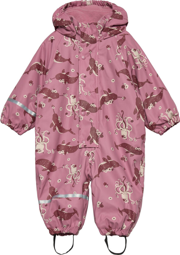 Bilde av Rainwear Suit - Aop, W. Fleece - Pink - 70