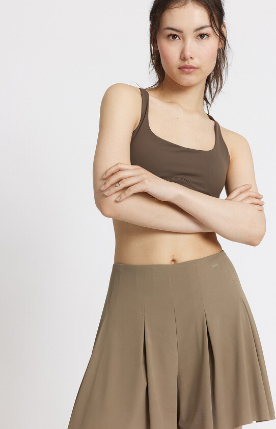 Butter Soft Sports Bra Seinna - Brown - L