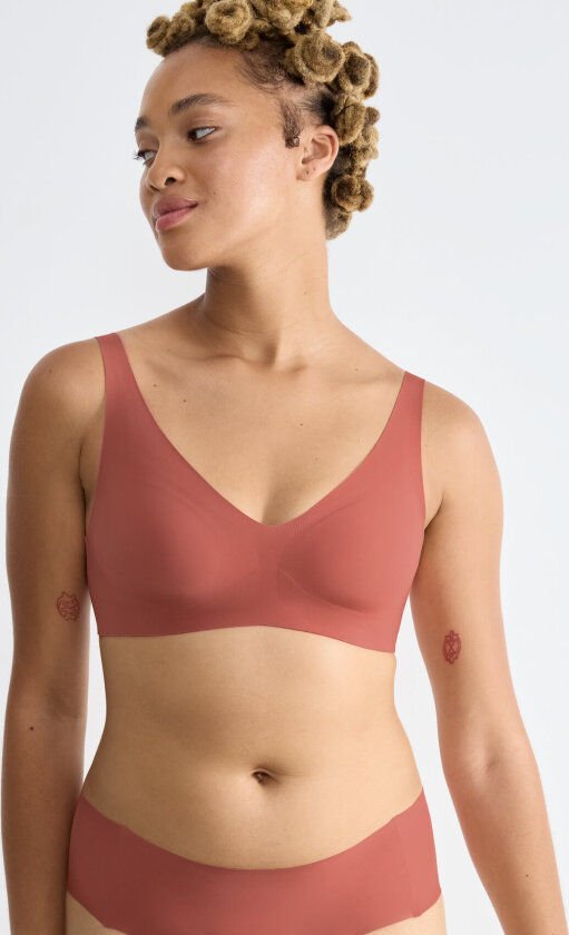 Sloggi Zero Feel 2.0 Soft Bra - Orange - S PLUS