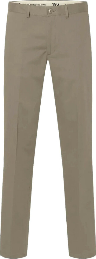 Slhstraight-William Twil 196 Pant W Noos - Beige - 30 x 32