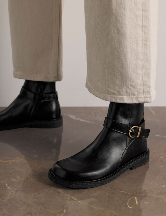 Booties - Flat - Black - 35