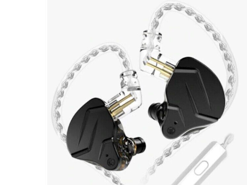 KZ KZ ACOUSTICS hodetelefoner IN-EAR HODETELEFON MED MICROPHONE sort ZSN PRO X MIC
