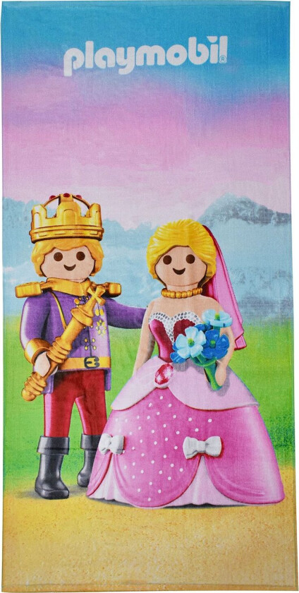 Towel Playmobil 70X140Cm, 100% Cotton - Multi/patterned - 70X140CM