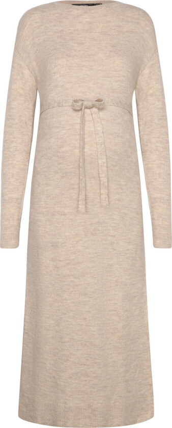 Vmmlefile Ls Boatneck Calf Dress Noos - Cream - L