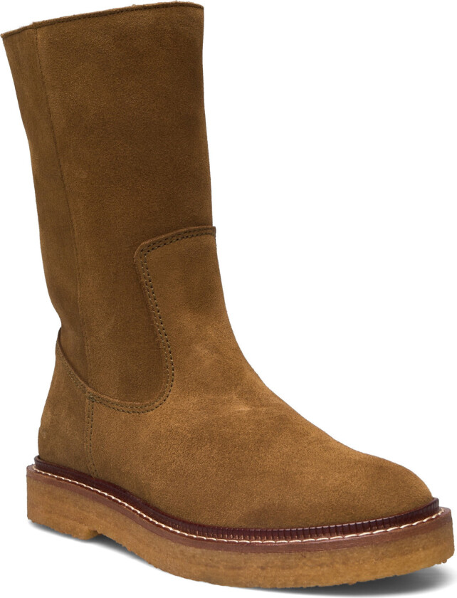 Boots - Flat - Brown - 38