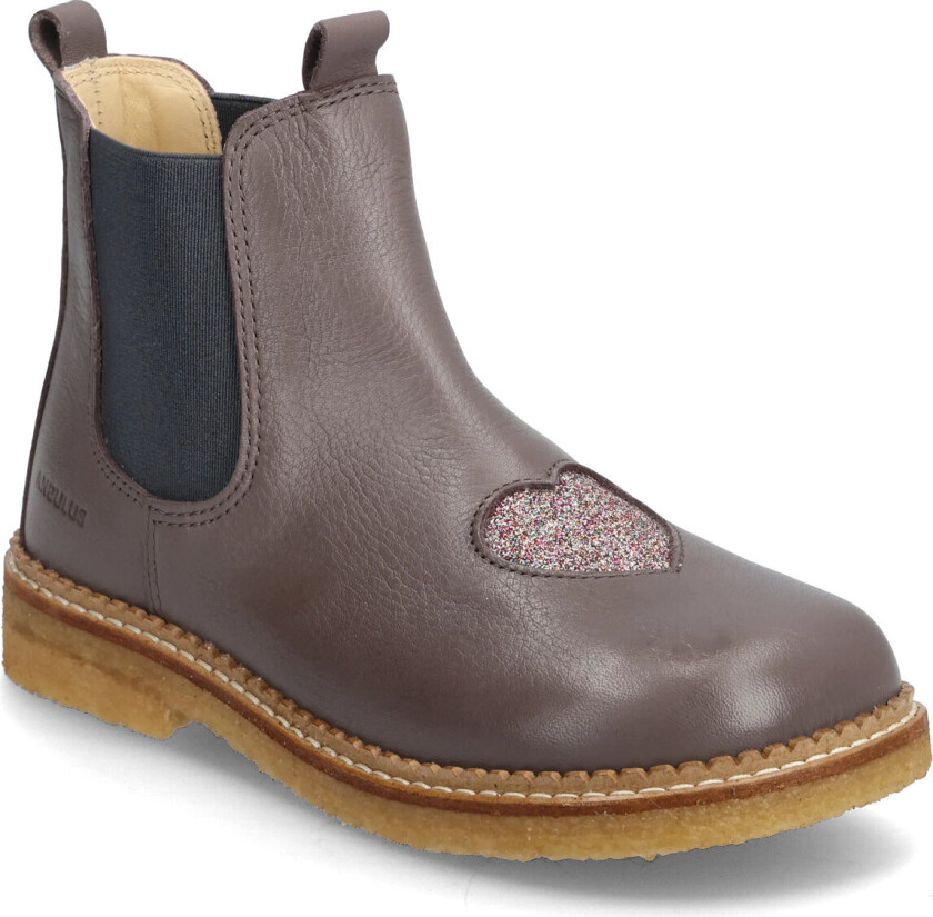 Booties - Flat - With Elastic - Purple - 28