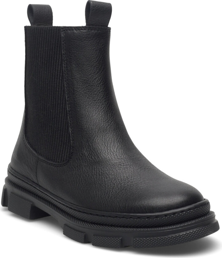 Booties - Flat - With Elastic - Black - 34