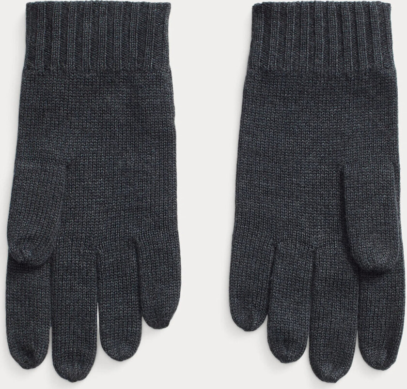 Signature Pony Wool Gloves - Grey - ONE SIZE