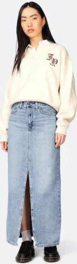 Ankle Column denimskjørt Rosa Female M