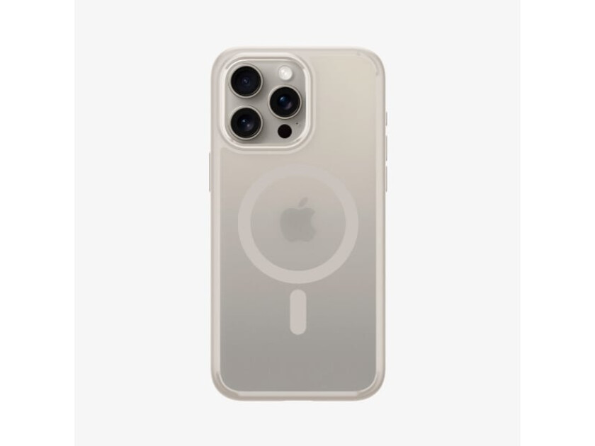 Ultra Hybrid Mag case with MagSafe for iPhone 15 Pro Max - matte natural titanium