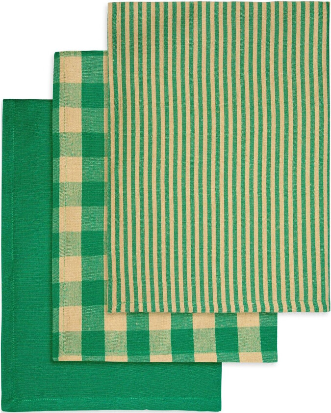 Tea Towels Recycle - Green - 50X70CM