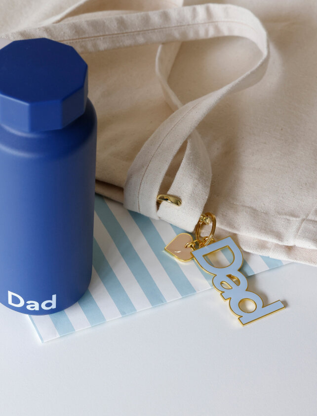 Key Ring & Bag Tag - Blue - ONE SIZE