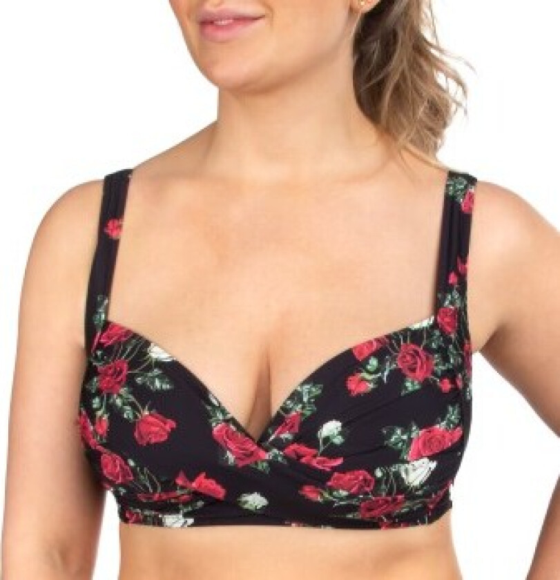 Panos Emporio Wild Roses Medea Bikini Top