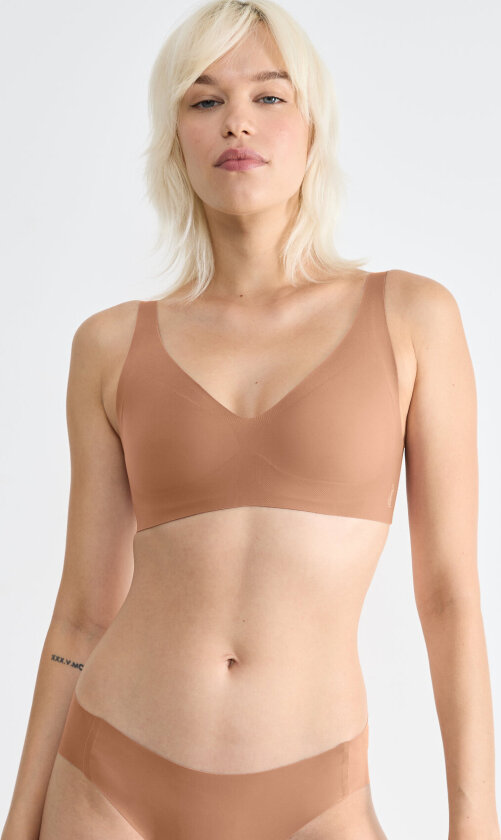 Sloggi Zero Feel 2.0 Soft Bra - Beige - L PLUS