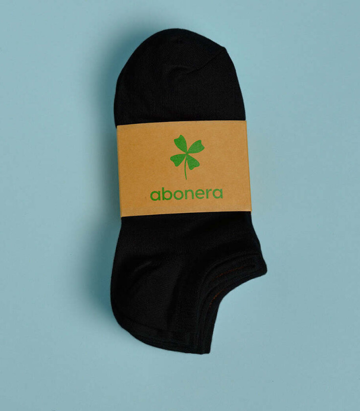 Bilde av 5 par svarte ankelsokker