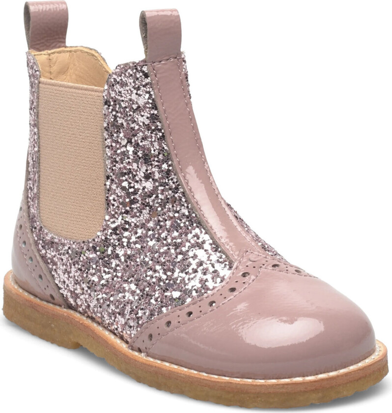 Booties - Flat - With Zipper - Pink - 20