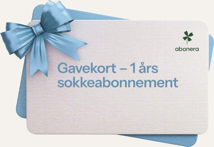 Bilde av Gavekort – 1 års sokkeabonnement