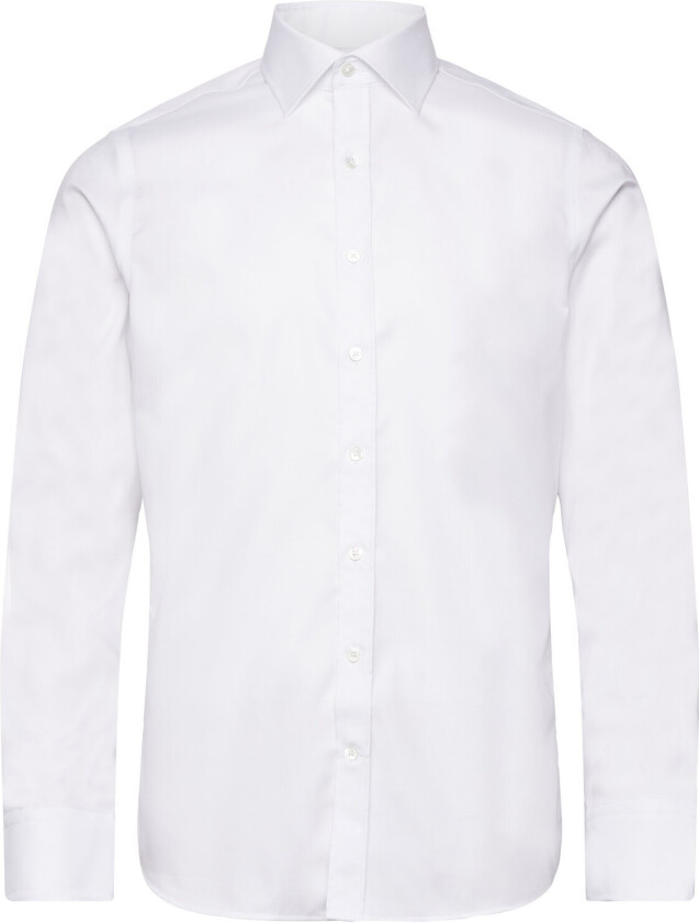 Slim Fit Cut Away Non Iron Twill - White - 38