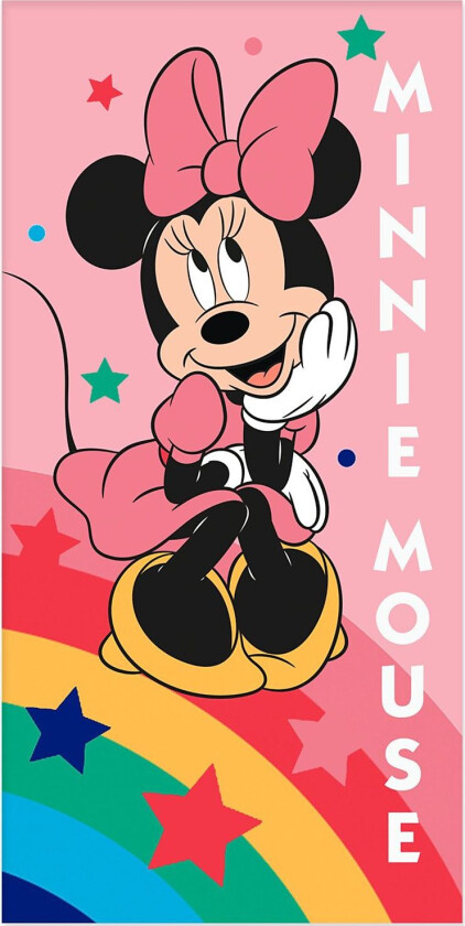 Towel Minnie 3750 - 70X140 Cm - Multi/patterned - 70X140CM