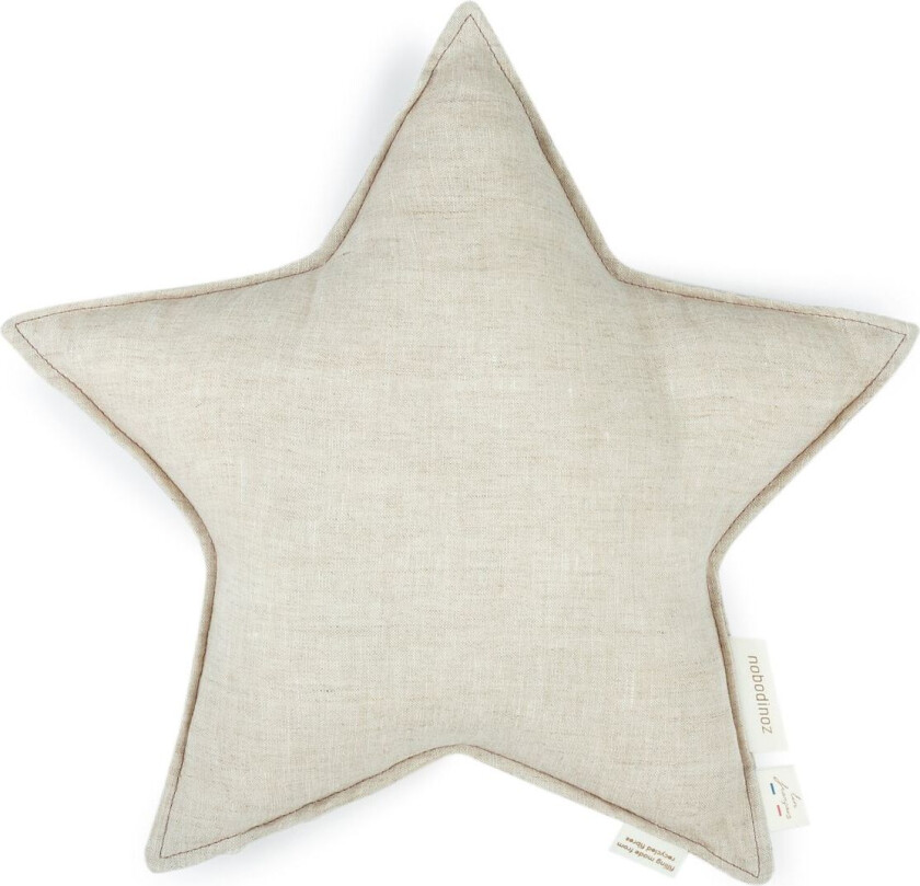 Lin Français Star Cushion 38X38 - Beige - 38X38X10CM