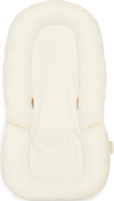 Growing Green New Born Twill Bouncer Cushion 37X70X6 - Cream - ONE SIZE