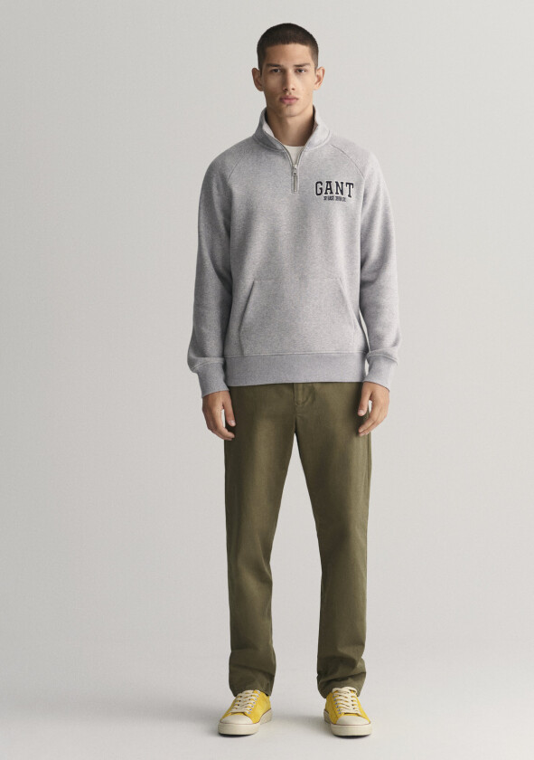 Regular Twill Chinos - Khaki green - 30 x 34