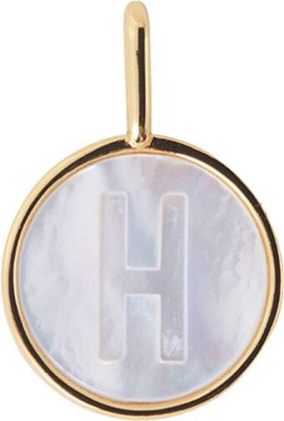 Pearl Charm Gold A-Z - Gold - Ø:12MM