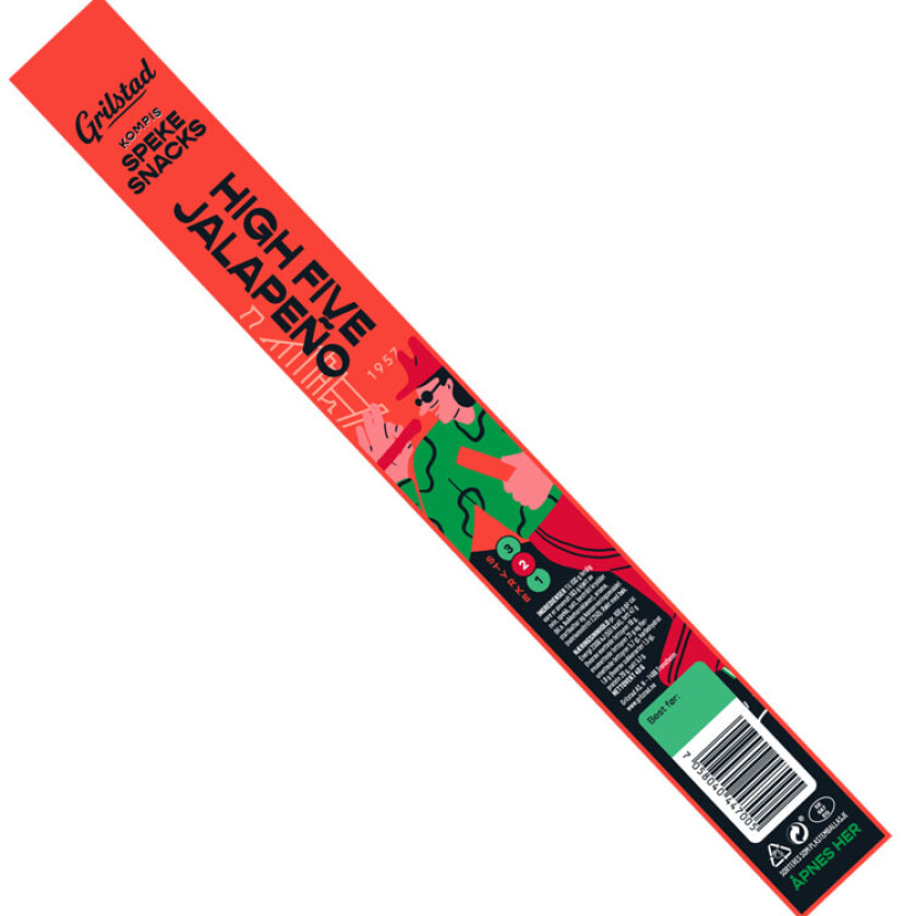 Grilstad High five Jalapeño 40g