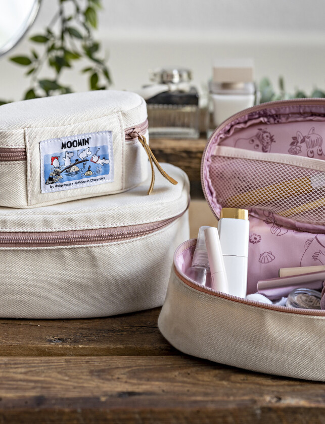 The Moomins Toilet Bag - Cream - 30X11X10CM
