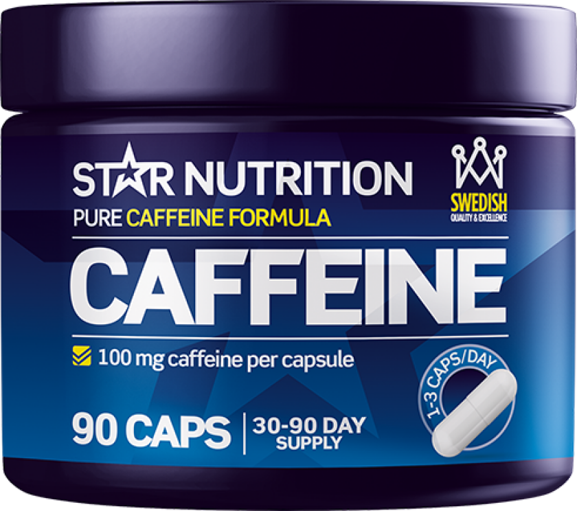 Caffeine 100 mg, 90 caps