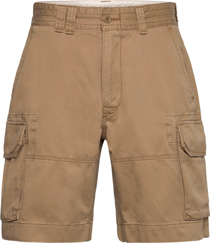 10.5-Inch Classic Fit Twill Cargo Short - Beige - 29