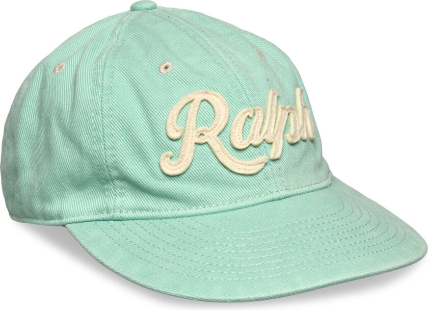 Appliquéd Twill Ball Cap - Green - ONE SIZE