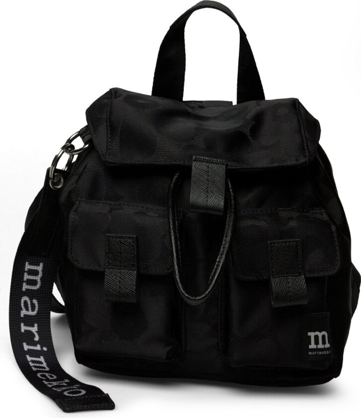 Everything Backpack S Unikko - Black - ONE SIZE