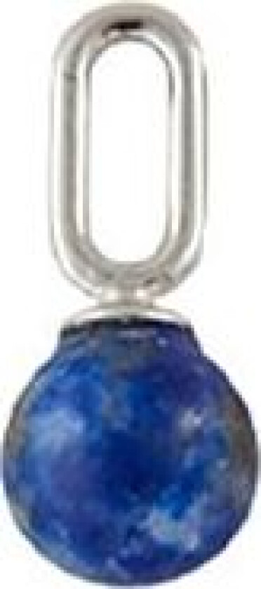 Stone Drop Charm - Blue - 5 MM