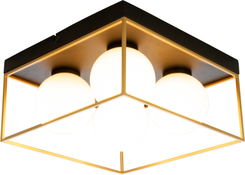 Astro Plafond Liten Sort/Gull/Opal