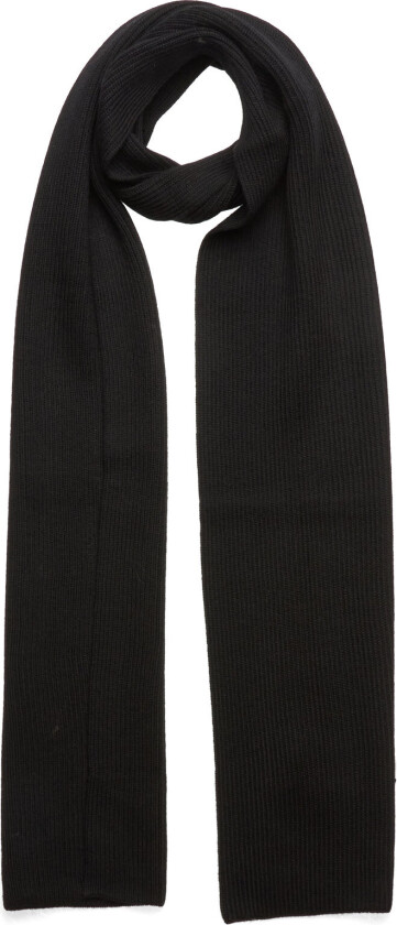 Signature Pony Wool Scarf - Black - ONE SIZE